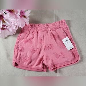 Disney Juniors NWT Baby Girl Pink Minnie Mouse Embroidered Bow Print Shorts 12M